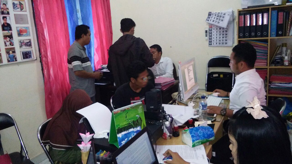 Pria berinisia P diperiksa polisi terkait perbuatannya