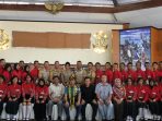 Anggota Paskibraka Kutim Sambangi Koarmatim AL