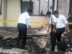 Kebakaran Kantor BKD Kutim : Tim Labfor Selidiki Penyebab Kebakaran