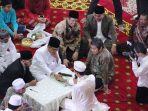 Mahyudin dan Isran Noor Jadi Saksi Akad Nikah Anak Bupati