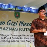 Gelar Pekan Gizi Nasional, Baznas Bagi Sembako dan Daging Sapi