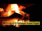 Puluhan Rumah Di Teluk Lingga Musnah Terbakar