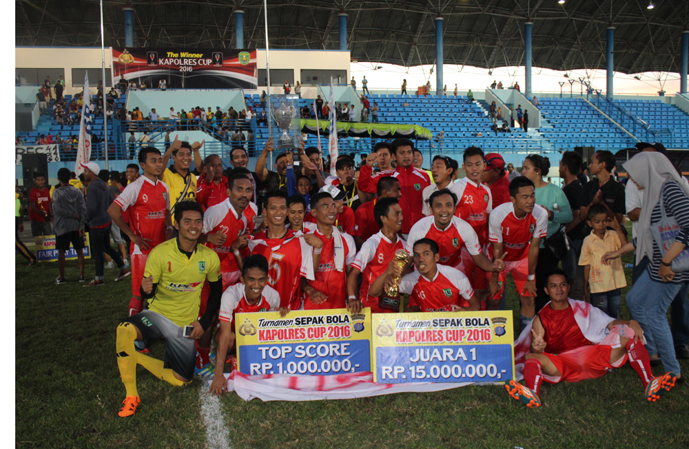 KPC HSE Keluar Sebagai Juara Kapolres CUP 2016
