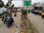 Ratusan Regu Mengikuti Lomba Gerak Jalan Pemkab Kutim