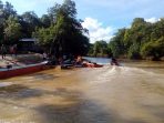 Jasad Korban Terkaman Buaya Di Sekerat  Ditemukan. Sejumlah Anggota Tubuh Korban Masih Hilang