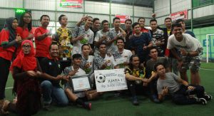 Tim FKT 45 Juara Turnamen Fulsal SMI CUP Telkomsel
