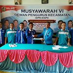 Eky dan Widyo Anwar Nahkodai DPK KNPI Kombeng Dan DPK KNPI Muara Wahau