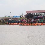 Puluhan Tim Adu Dayung di Lomba Perahu Naga. Wabup: Bakal Jadi Event Tahunan