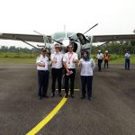 Dominian Air Sudah Terbang Perdana. Siap Layani Penerbangan Sangatta-Balikpapan PP