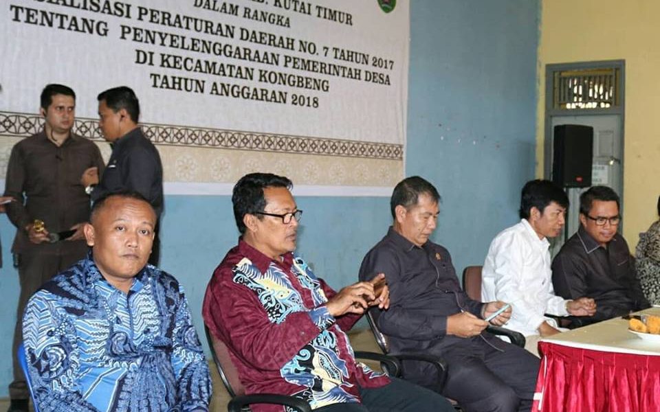 Ketua DPRD Kutim Pimpin Sosialisi Perda Tentang Desa di Tiga Kecamatan