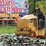 Jelang Ramadhan, Ribuan Botol Miras Dimusnahkan