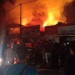 4 buah Ruko Musnah Terbakat Di Jalan Yos Sudarso II