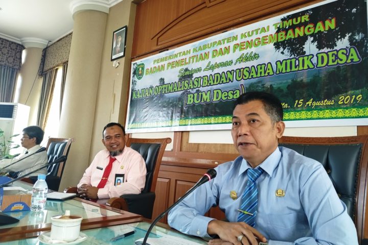 Optimalisasi BUMDes Jadi Kajian Menarik Balitbang Kutim