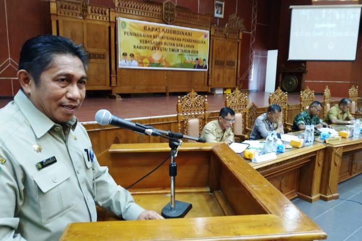 Cegah Karhutla, BPBD Kutim Lakukan Rakor Bersama Instansi Terkait