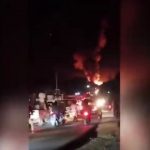 Kebakaran Melanda Pasar Tradisional di SP 4 Muara Wahau