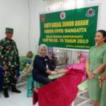 Aksi Donor Darah Peringati HUT TNI, Diikuti Persit Kartika Chandra Kirana dan Bhayangkari