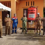 Cegah Covid-19 – PT Pertamina EP Sangatta Field Serahkan Bantuan Fasilitas Cuci Tangan di Kecamatan Sangatta Selatan