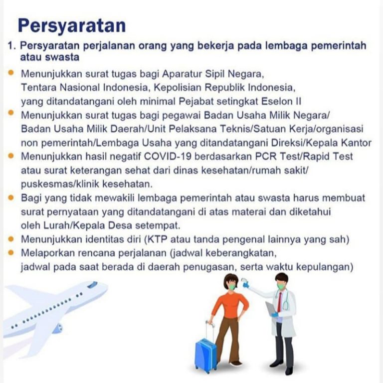 Persyaratan Untuk Melakukan Penerbangan
