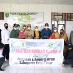 Anggota DPRD Kutim Asal Dapil III Bantu Korban Banjir