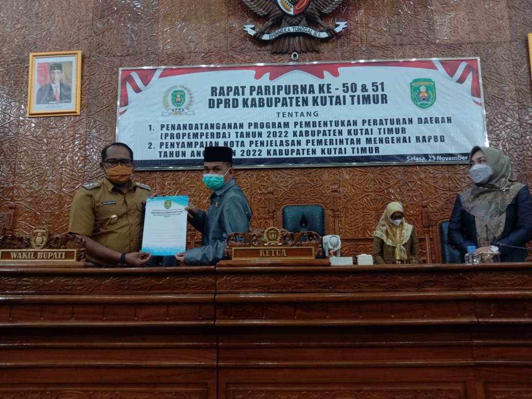 Wabup Kasmidi : APBD Kutim Tahun 2022 Diproyeksi Rp 2,9 T