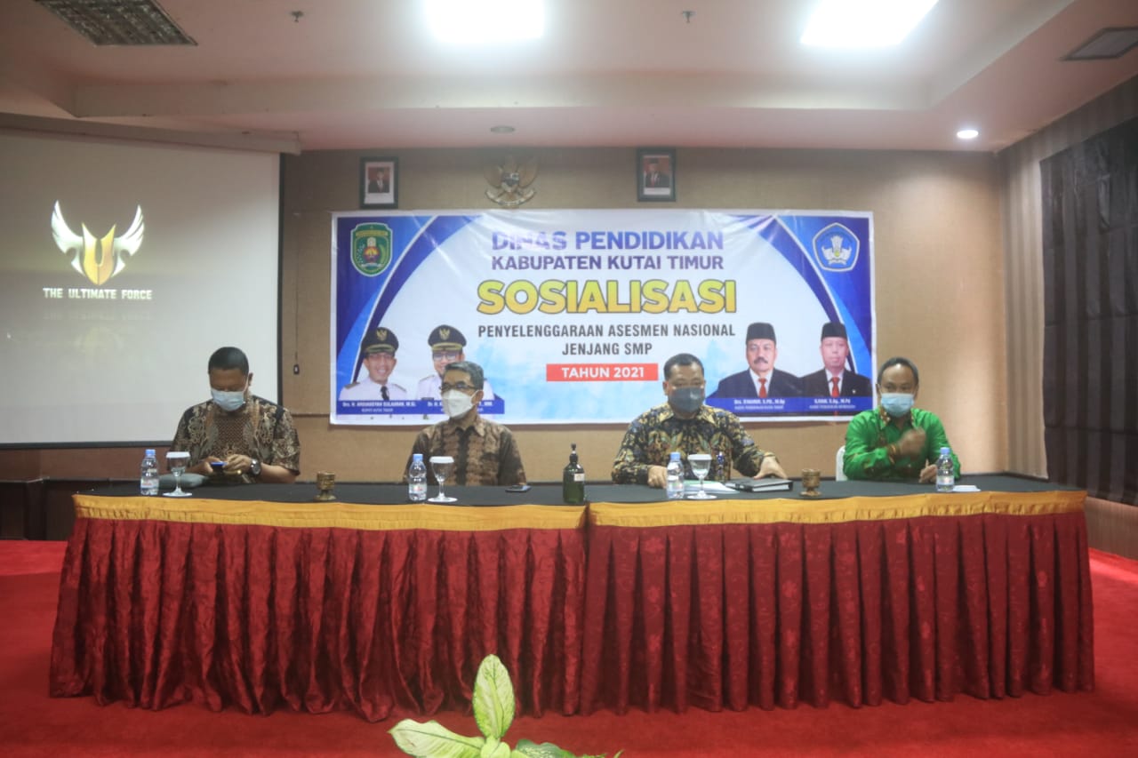 Dukung Peningkatan Mutu Pendidikan di Kutim, Disdik Gelar Sosialisasi Assessment Jenjang SMP