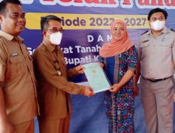 BPN Bagi 988 Sertifikat Tanah untuk Masyarakat Teluk Pandan