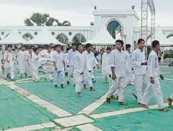 Ribuan Siswa-Siswi SMP Ikuti Manasik Haji di Kutim