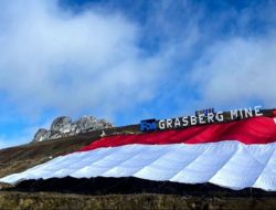 Bentangkan Bendera Merah Putih – PT Freeport Indonesia Pecahkan Rekor Dunia Guinness World Records