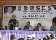 Anggota DPRD Kutim, Yan, Gelar Reses Perdana di Desa Marga Mulya