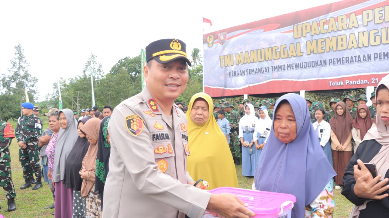 TMMD ke-125 Resmi Ditutup, Kapolres Kutim Tekankan Sinergi untuk Kesejahteraan Masyarakat