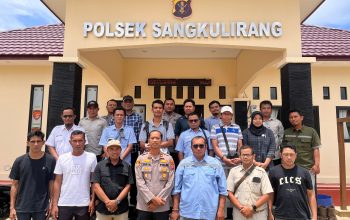 Polsek Sangkulirang Gelar Anev Program Jagung, Dorong Sinergi Perusahaan dan Desa