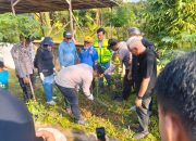 Polsek Sangatta Utara Dukung Jumat Bersih Teluk Rawa, Wabup Pimpin Aksi Tanam Pohon